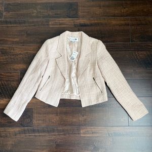 Cream Tweed Blazer